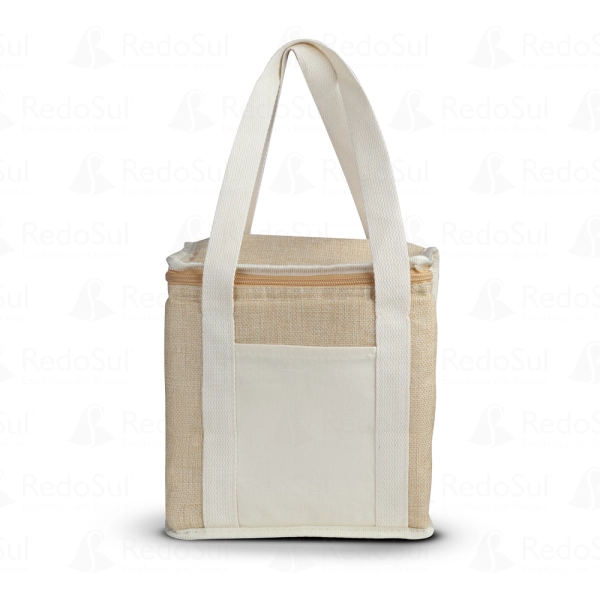 Bolsa Térmica Personalizada em algodão e Juta Sintética